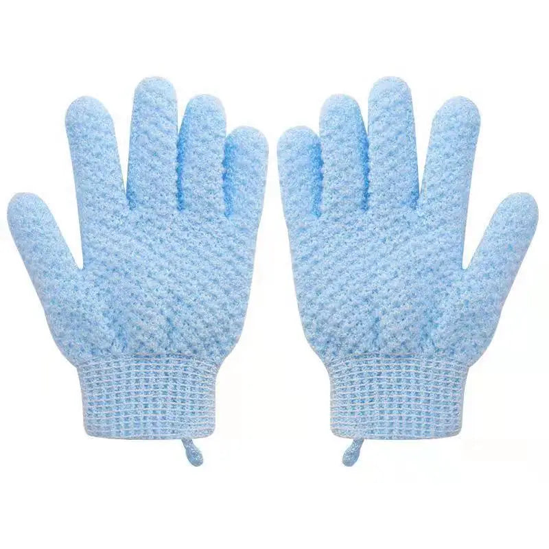Bath scrub gloves