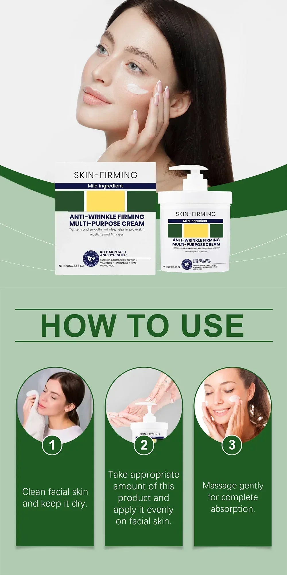 26 Anti-aging Cream with Neck Line Reduction