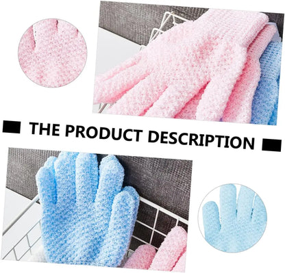 Bath scrub gloves