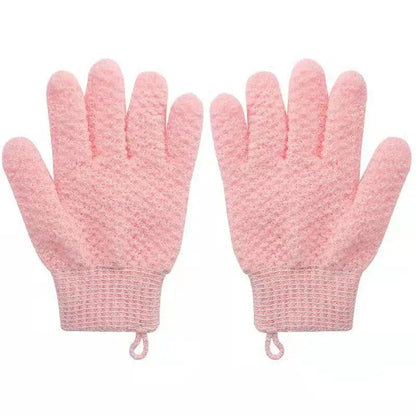 Bath scrub gloves